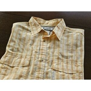 Columbia‎ Men's Shirt Top Sz XLT PFG Button Down Short Sleeve Vented Hiking